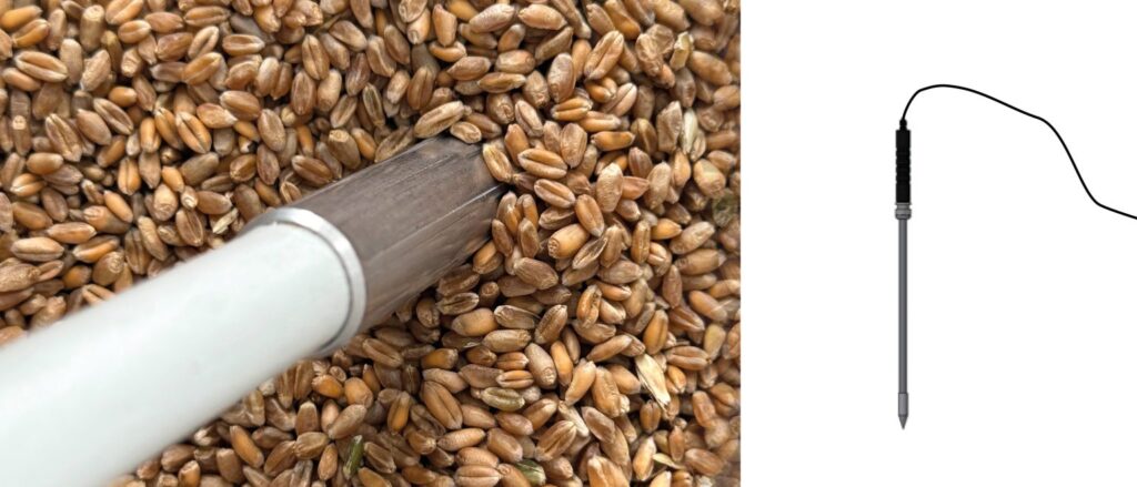 Temperature Spear in grains.