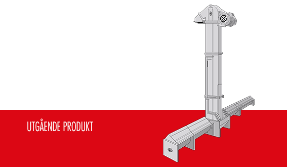 Red banner with text “Produkt” and industrial elevator graphic.